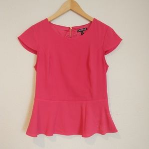 Express | Pink Ruffle Blouse